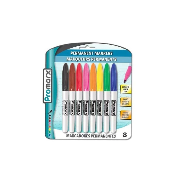 Permanent Markers - Assorted 8 Pack 1