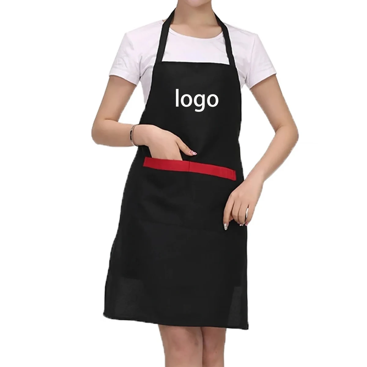 Custom Kitchen Apron With Adjustable Strap 1