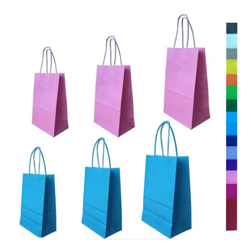 Color Kraft Paper Bag 1
