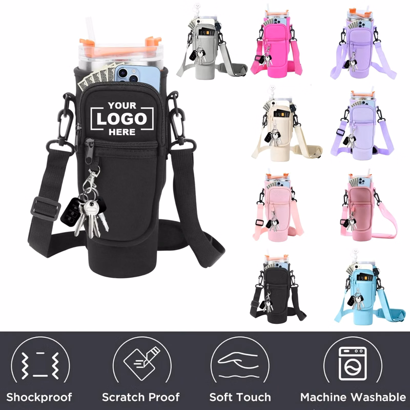 Shoulder Multi-Pocket Water Cup Protector Free Shipping