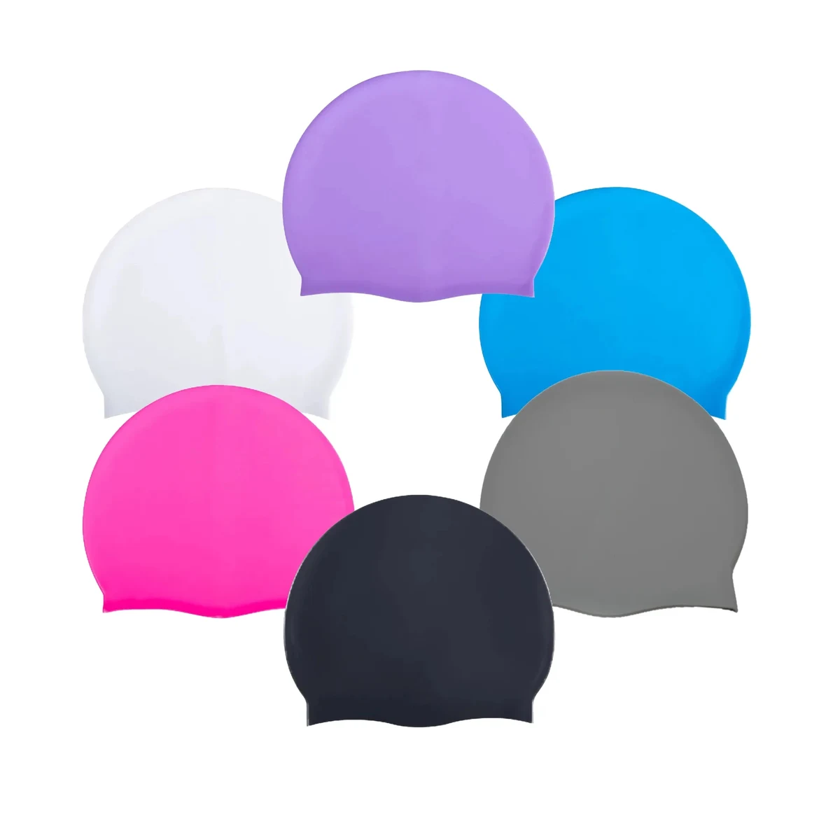 Silicone Waterproof Swim Cap For Adults 1