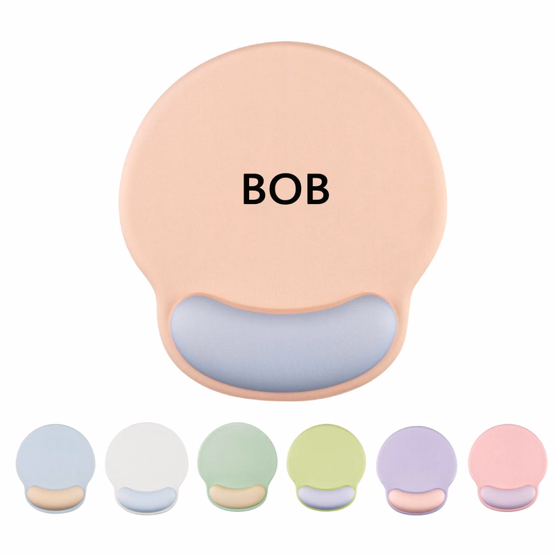 Memory Silica Gel Round Wrist Rest Mouse Pad