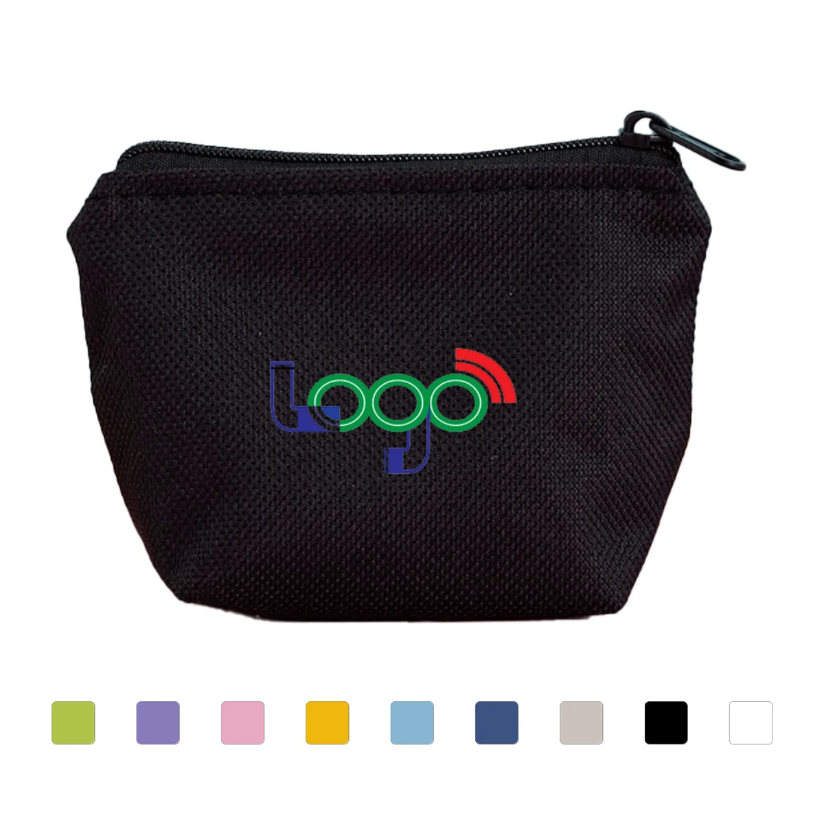 Custom Logo Canvas Coin Pouch 1