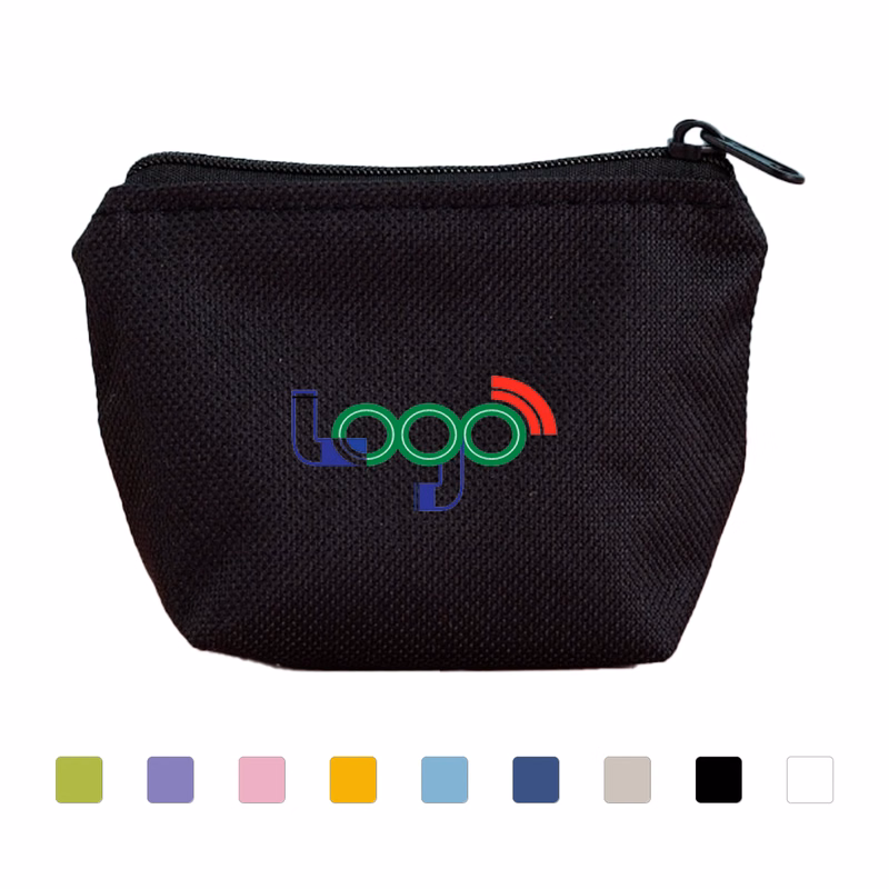 Custom Logo Canvas Coin Pouch
