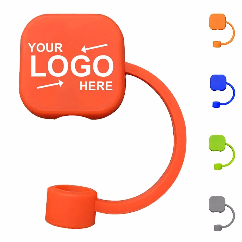 Square Silicone Straw Topper