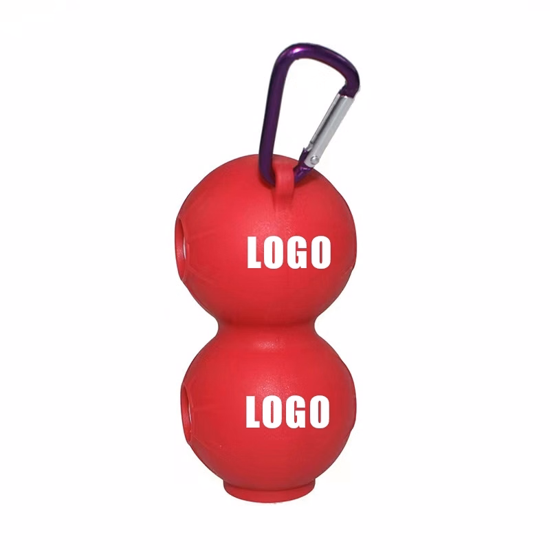 Silicone Golf Ball Holder- Double