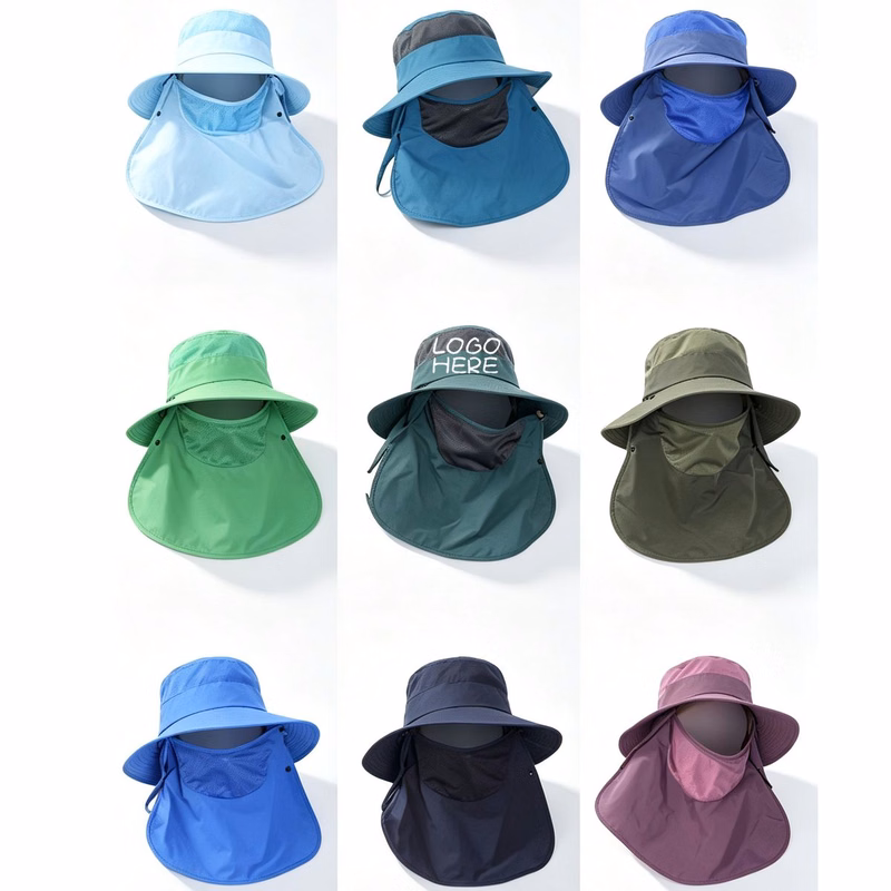 22 Inch Full Face Sun Protection Hat