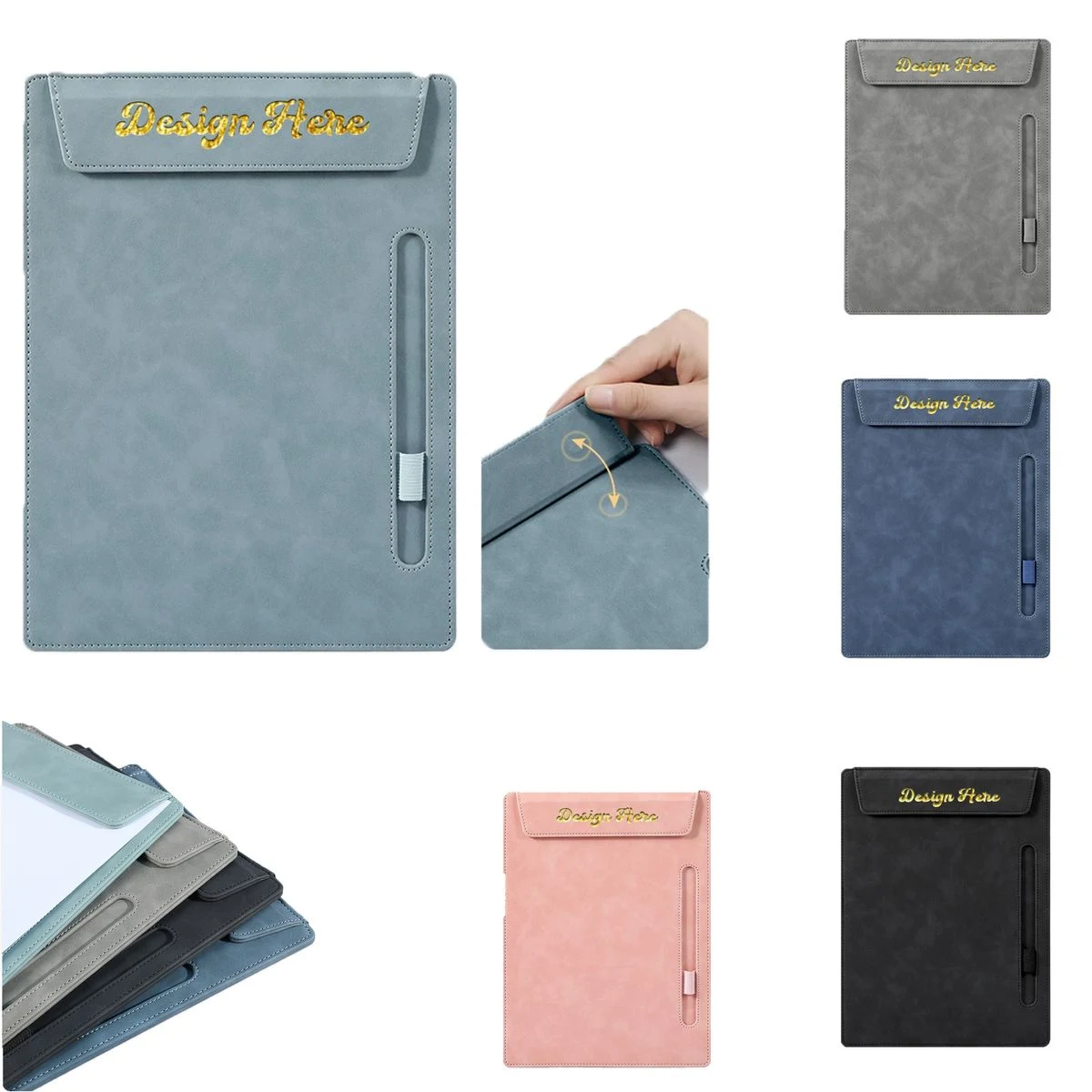 Executive Leather Clipboard Writing Pad for Meetings 1