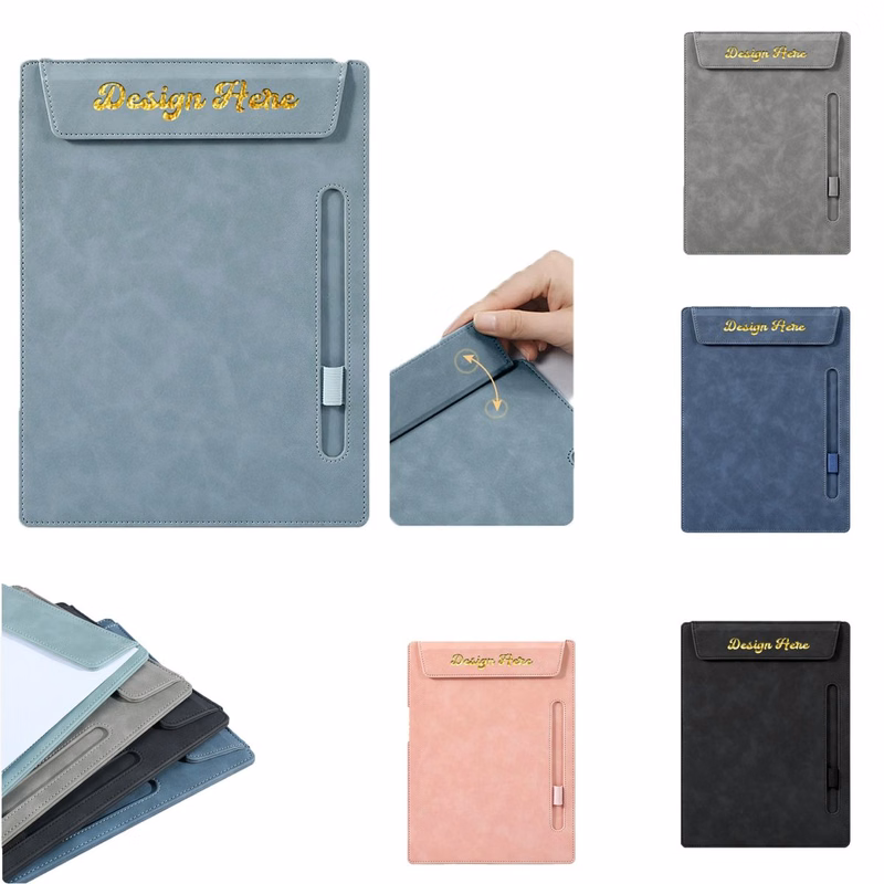 Executive Leather Clipboard Writing Pad for Meetings