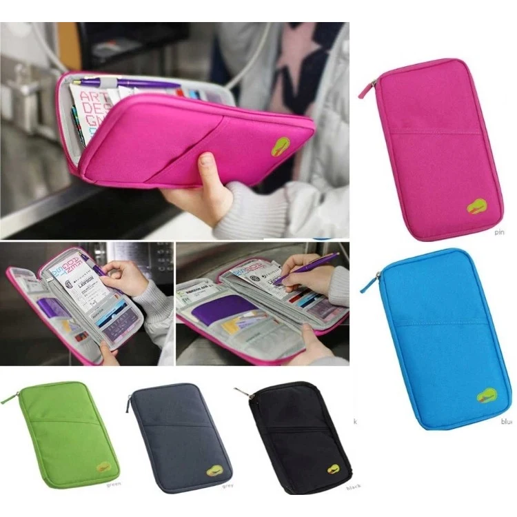5"*10"*4/5" Multifunction Pocket,Passport Bag, Card Bag,Paperwork Bag. 1