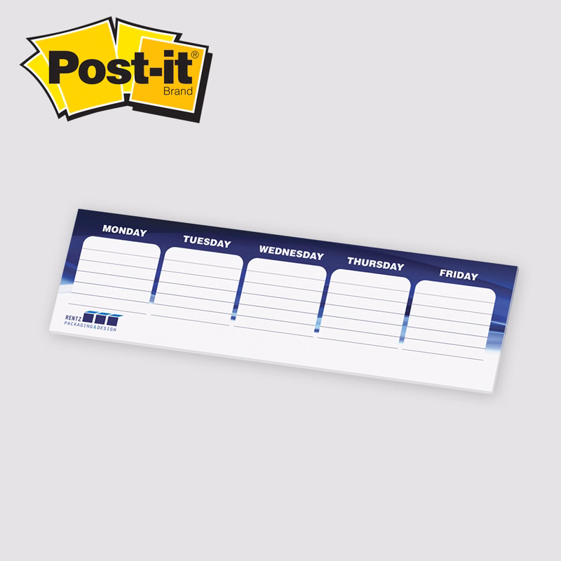 Post-it® Custom Printed Organizational Notes - 3 x 10