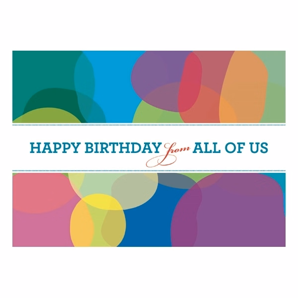 Artistic Balloons Birthday Greeting Cards