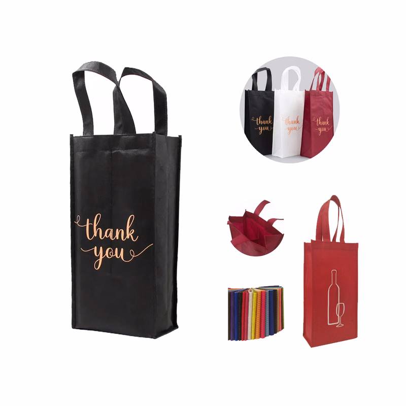 Two Bottle Wine Tote Bag Non-woven Bag