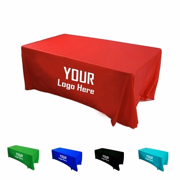 8 Ft Full Color Plain Table Cover