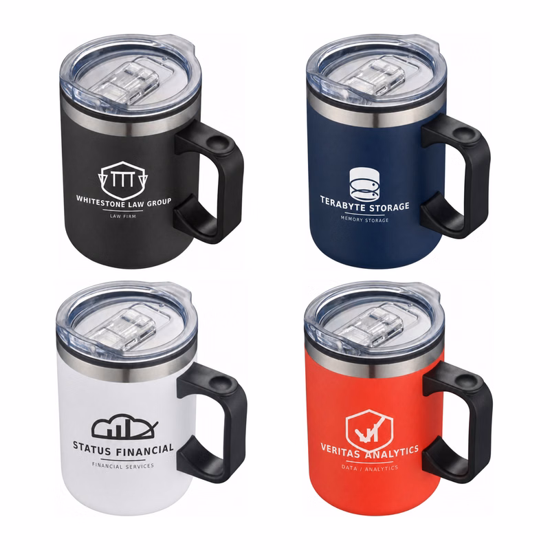 Endura 14 oz Double Wall Camping Mug with Handle