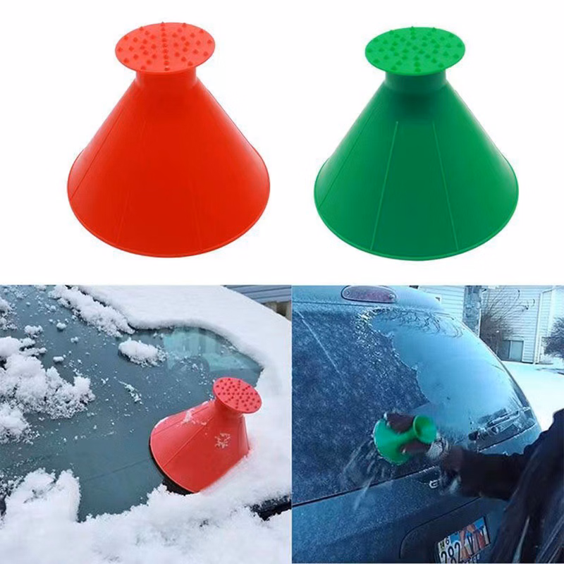 Cone Shaped Funnel Ice Snow Scraper