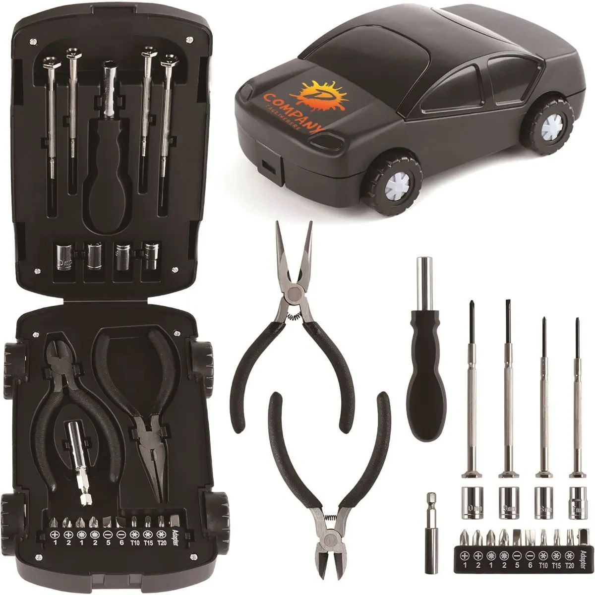 Car Shape Multifunctional Tool Kit Household Repair Toolset 1