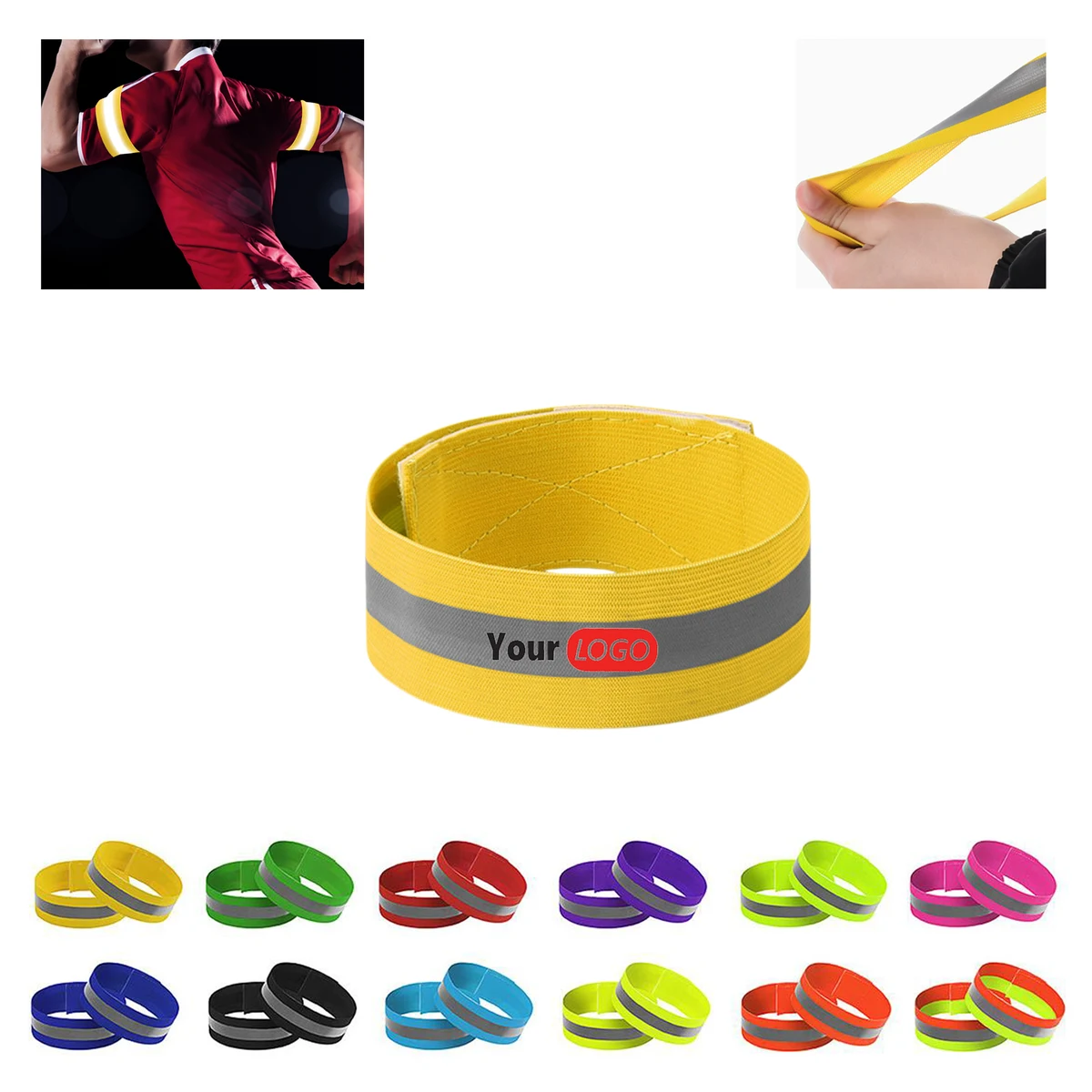 Reflective Gear High Visibility Straps Tape Bracelets 1