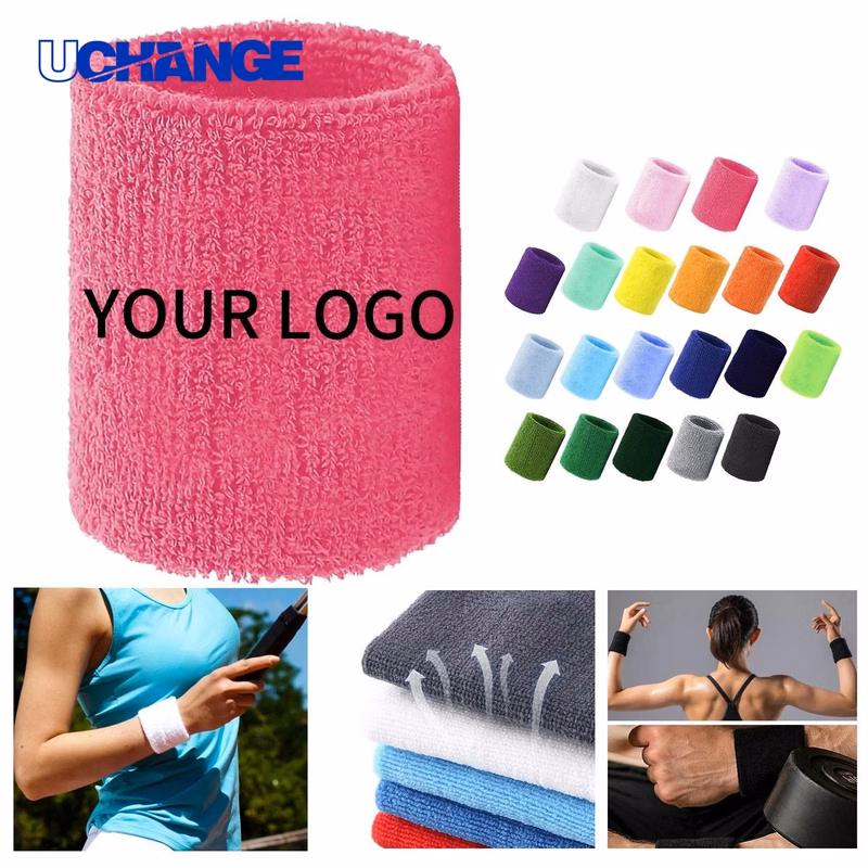 Cotton Sports Wrist Sweatband for Yoga