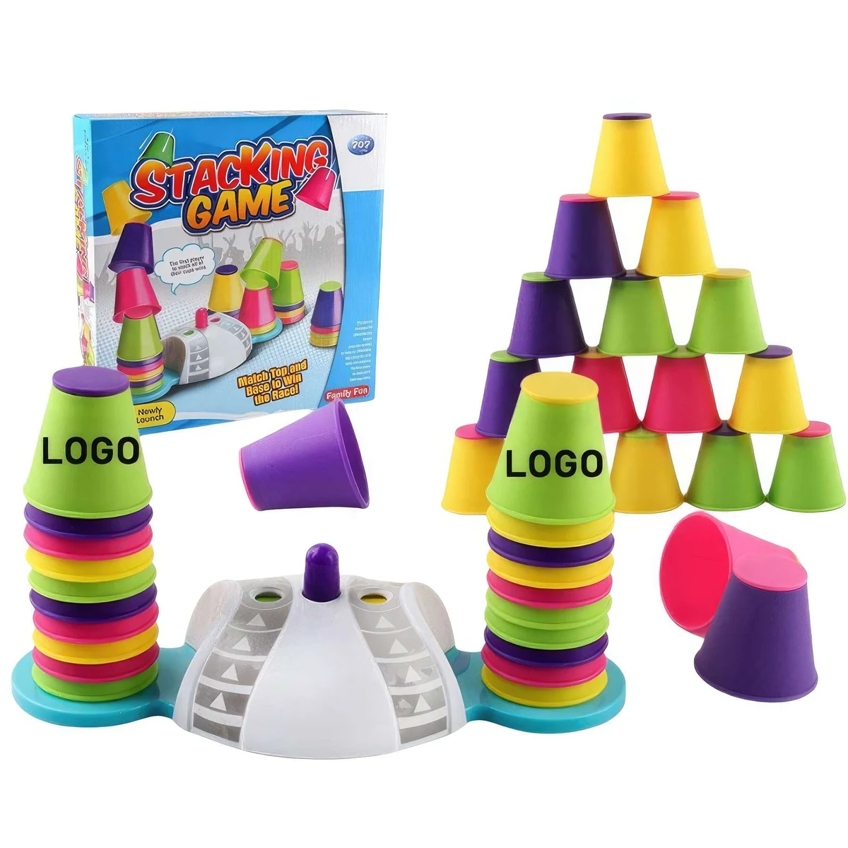 Parent-Child Stacking Cups Interactive Game Sets 1