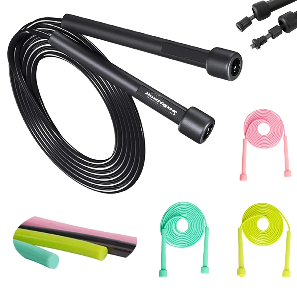 Adjustable Lightweight Fitness Skipping Jump Rope 1