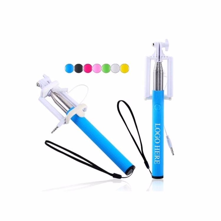 Selfie Stick with Wired Shutter Button
