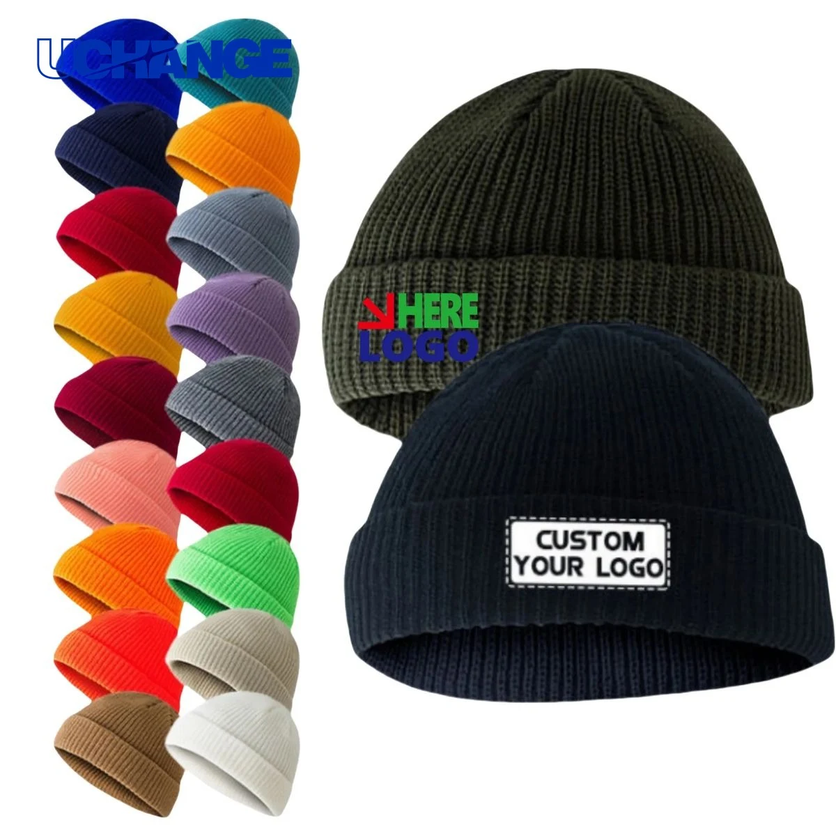 Core Spun Yarn Knit Cap 1