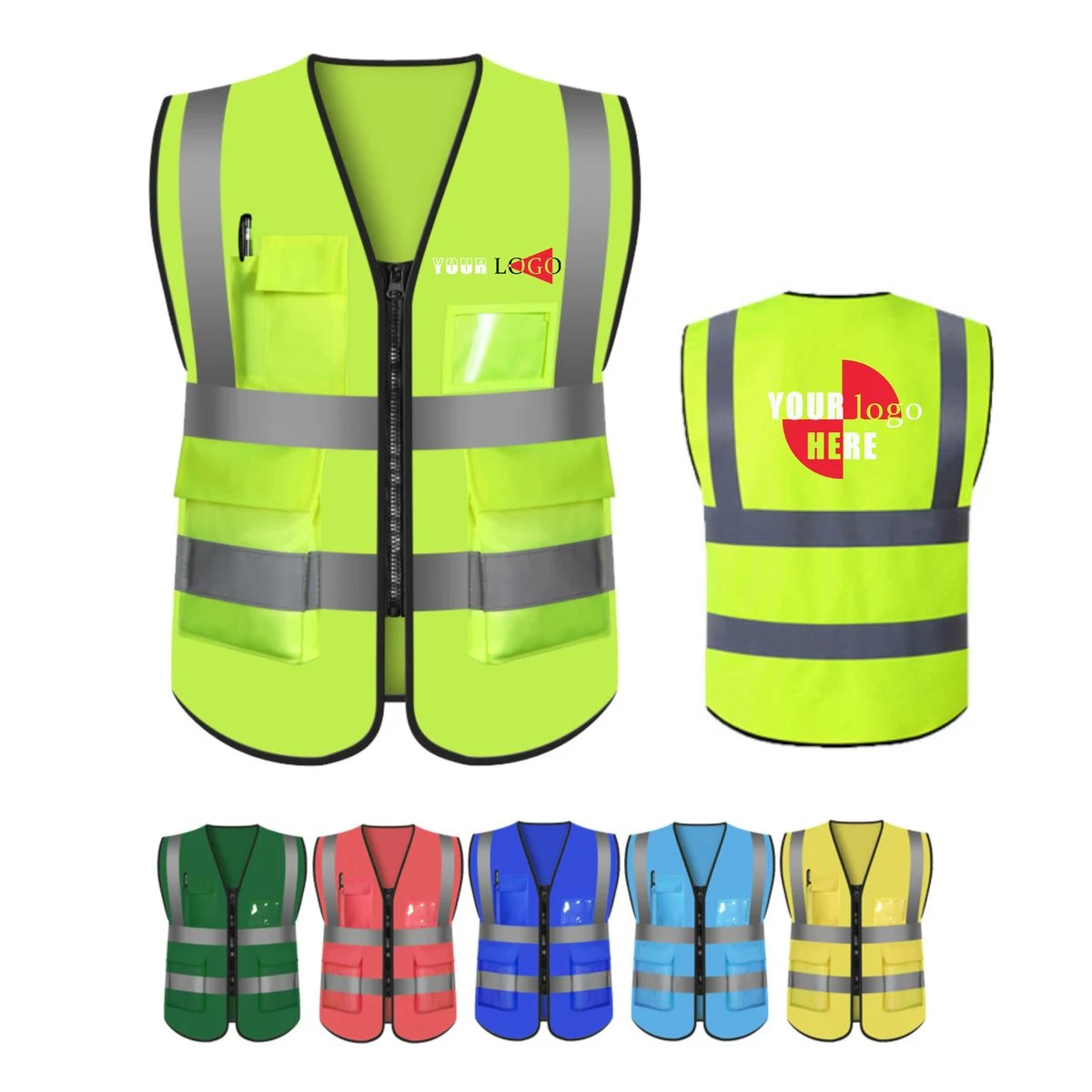 Multi Pockets Safety Vest 1