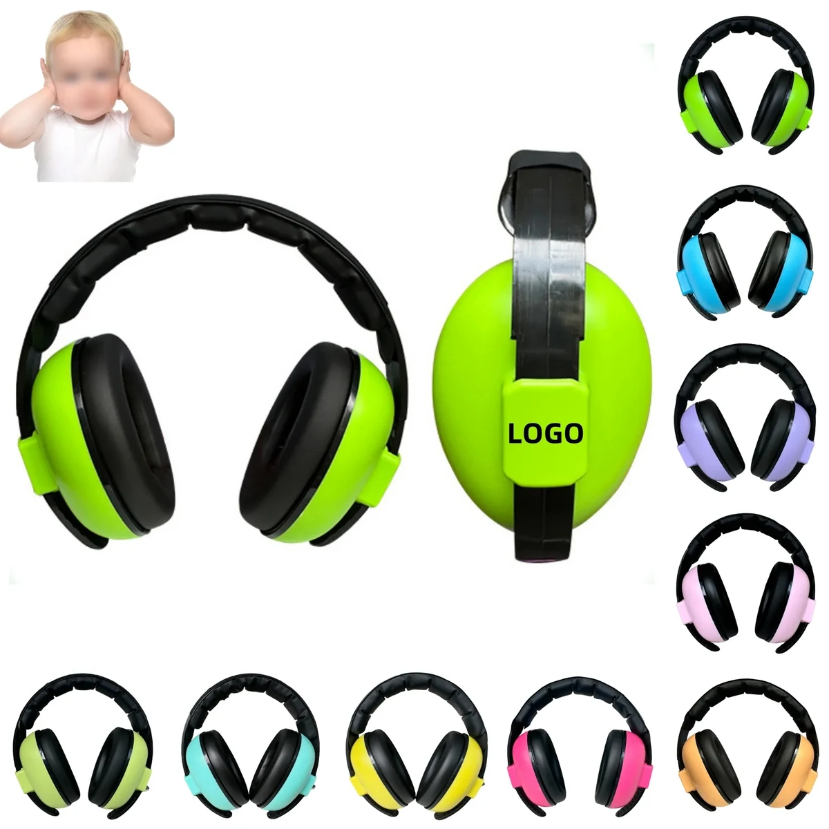 Adjustable Headband Children's Noise-Isolating Earmuffs 1