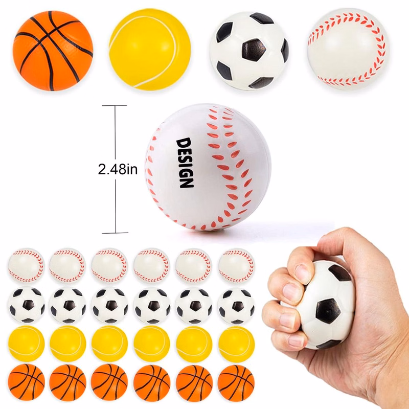 Assorted Sports Stress Balls