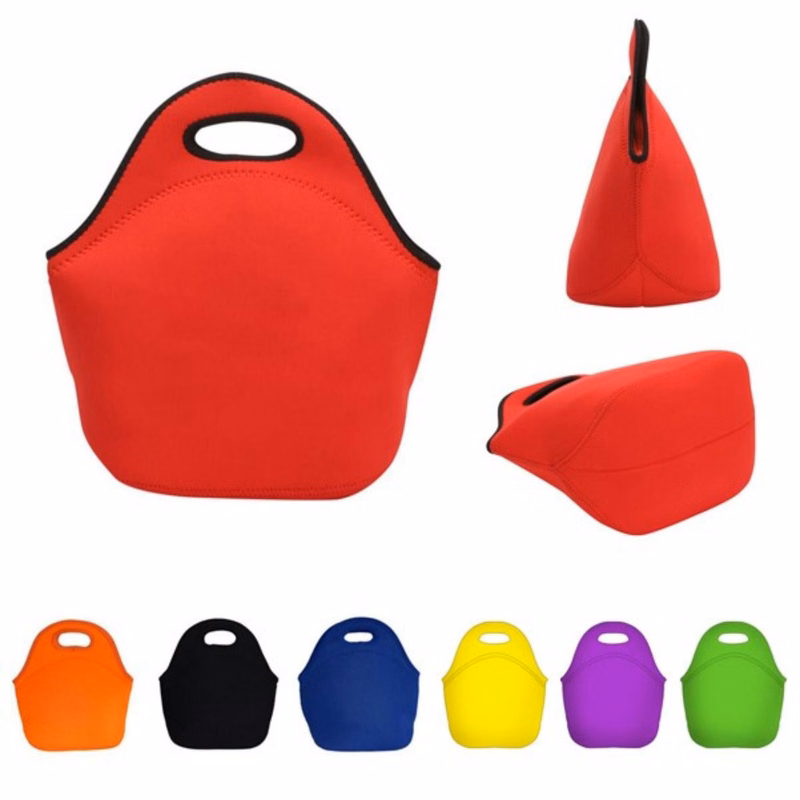 Neoprene Lunch Bag With Zipper Closure