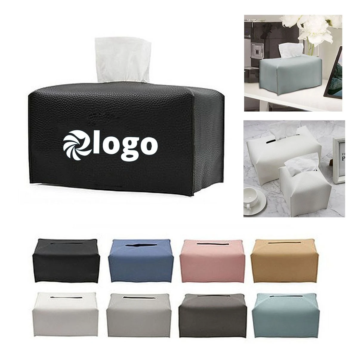 PU Tissue Box Cover Holder 1