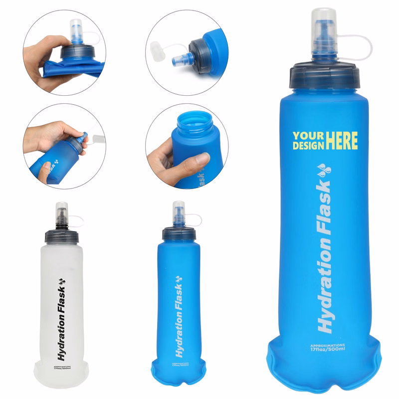 Collapsible TPU Soft Water Bottle