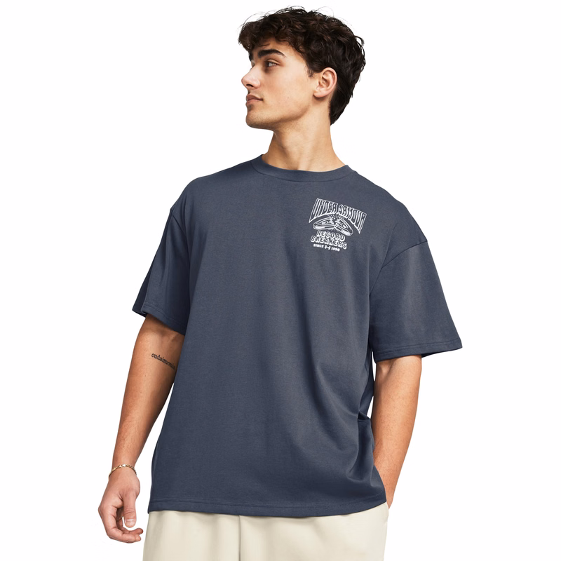 UA Heavyweight Record Breakers Men's Short Sleeve