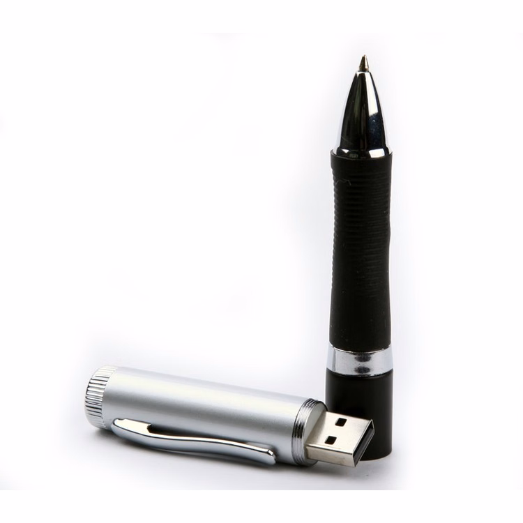 Pen USB Flash Drive with Rubberized Grip