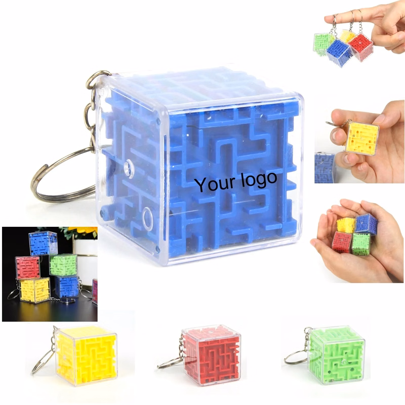 Puzzle Cube Game Keychain