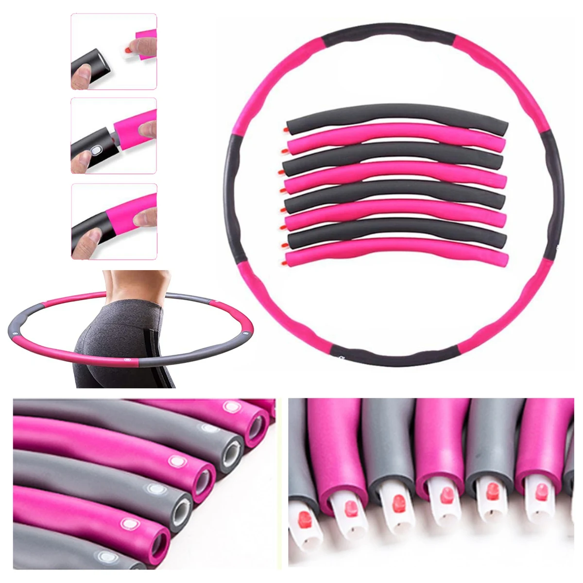 Removable Foam Hula Hoop 1