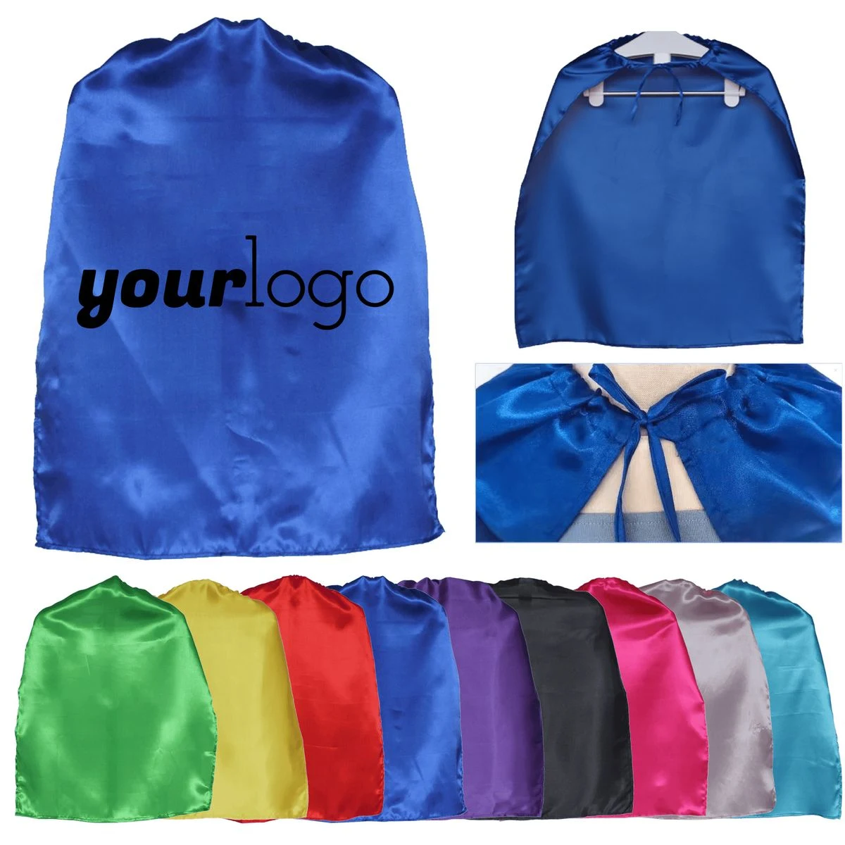 Kids Adjustable Polyester Tie-On Cape 1