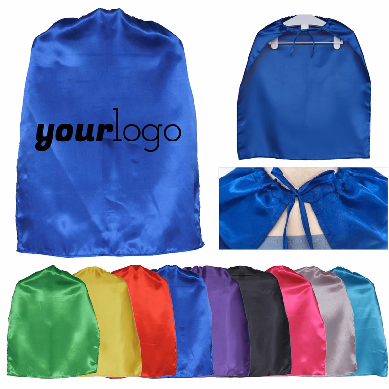 Kids Adjustable Polyester Tie-On Cape