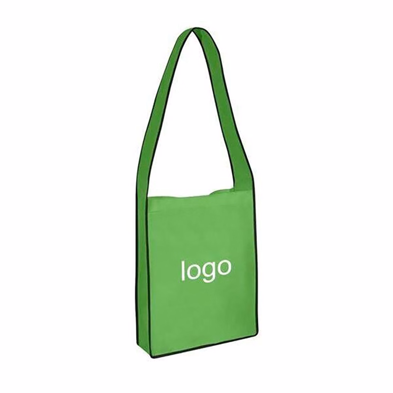Non-Woven Messenger Tote Bags Long Shoulder Straps