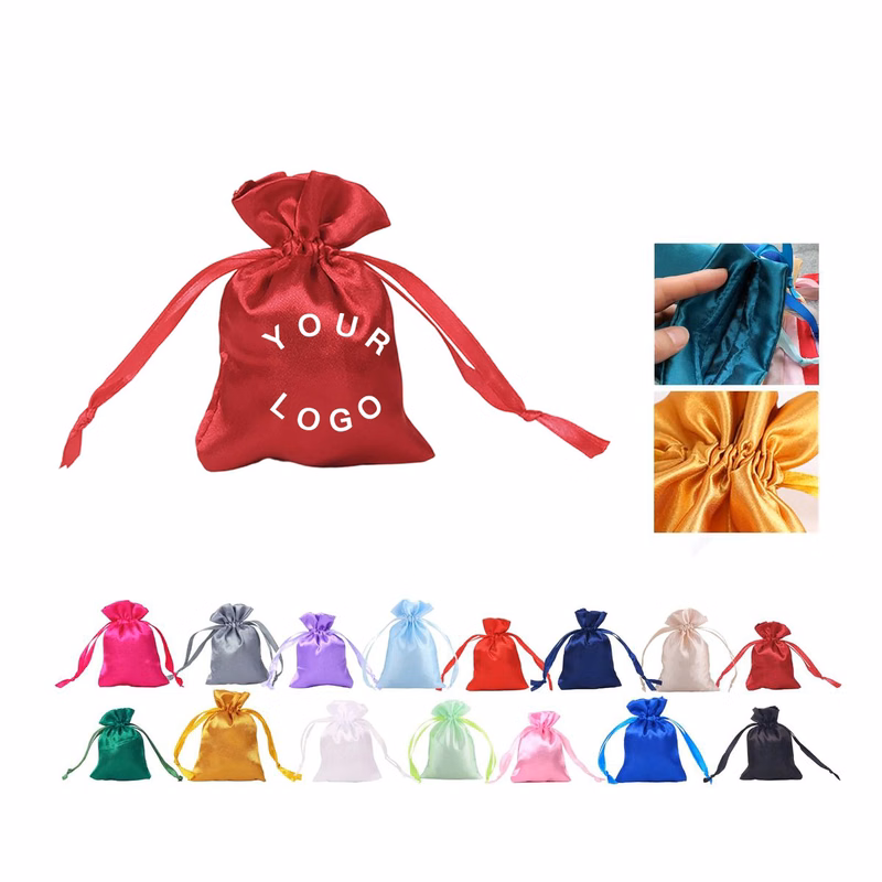 Heat Transfer Silk Fabric Gift Pouch