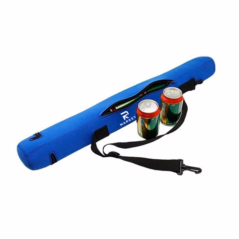 Insulated 6-Pack Cooler Tube with Adjustable Shoulder Strap