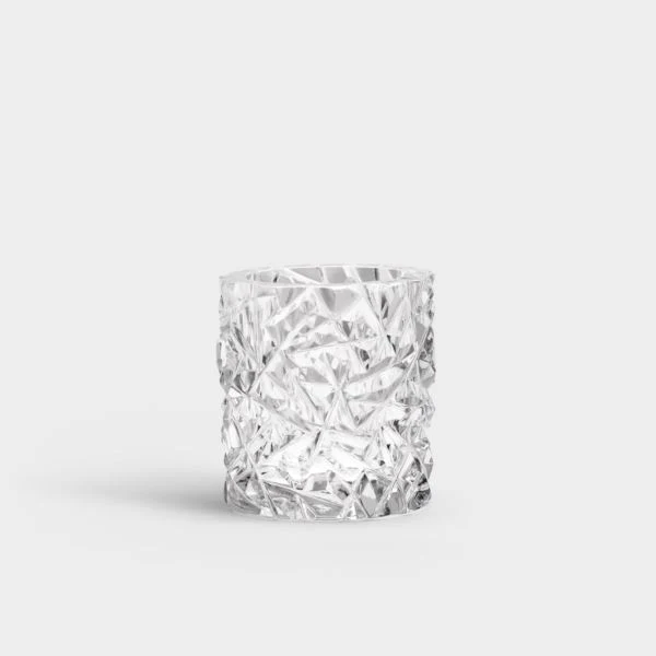 CARAT CANDLE HOLDER CLEAR SMALL 1