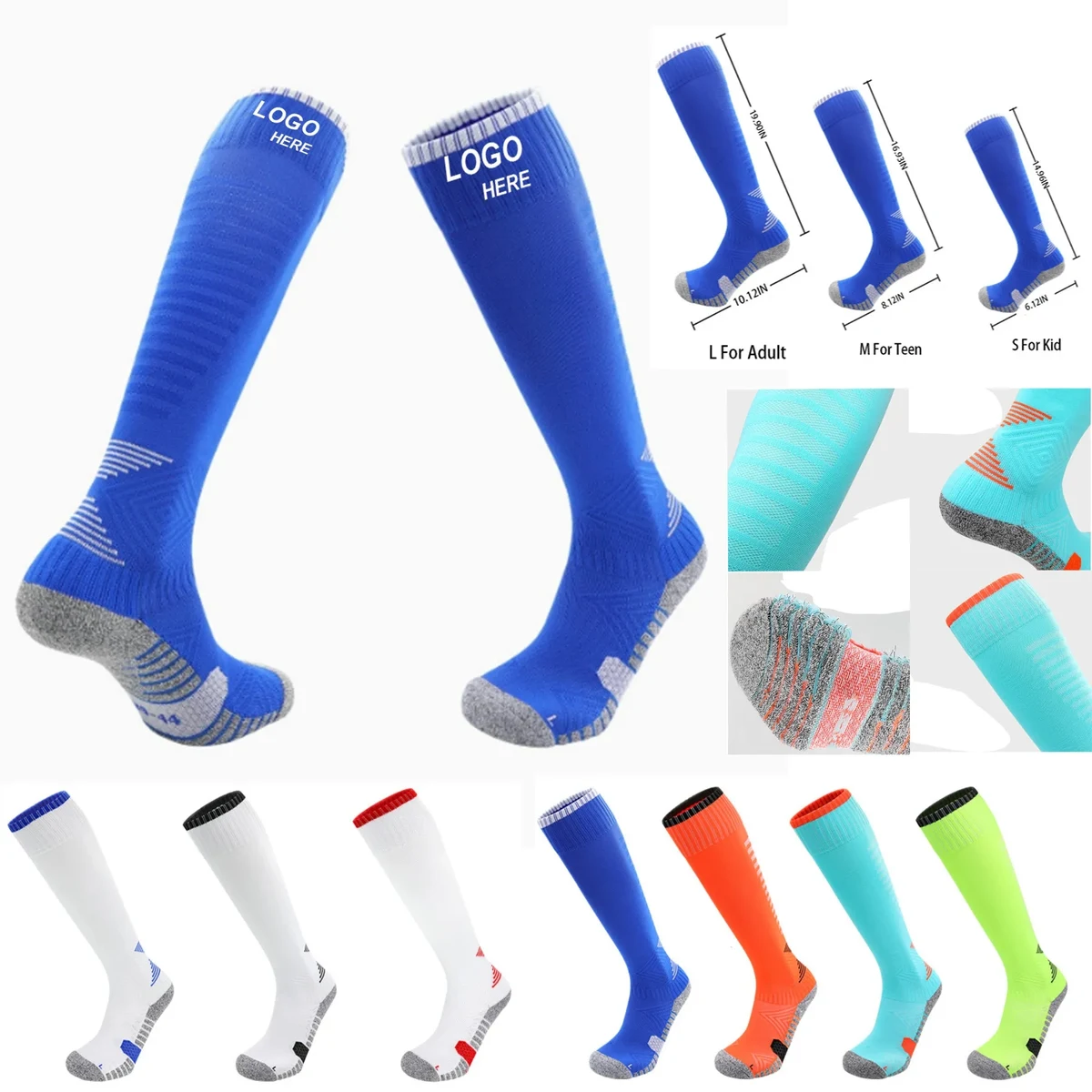 Athletic Long Compression Socks 1