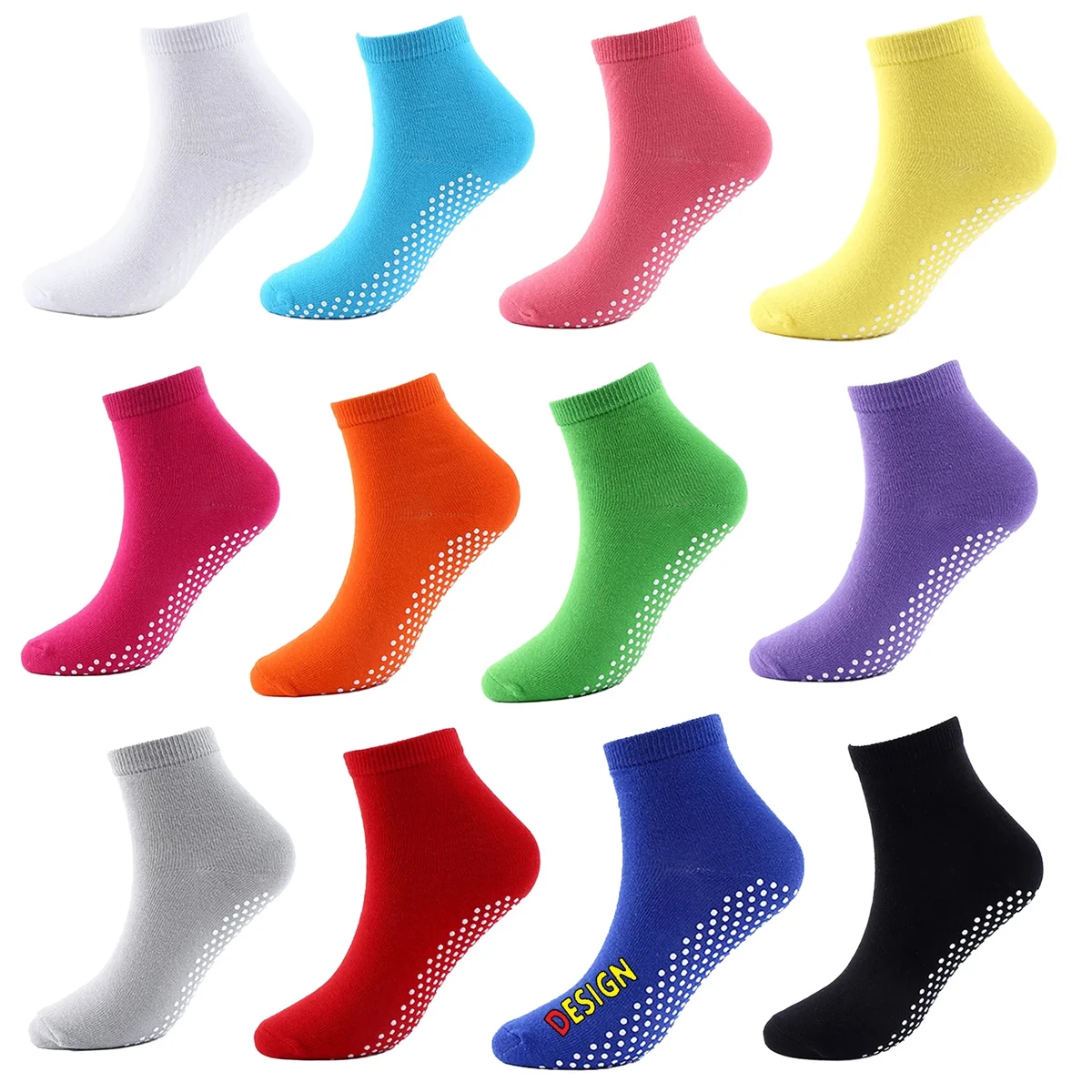 Cotton Non Slip Yoga Slipper Socks 1