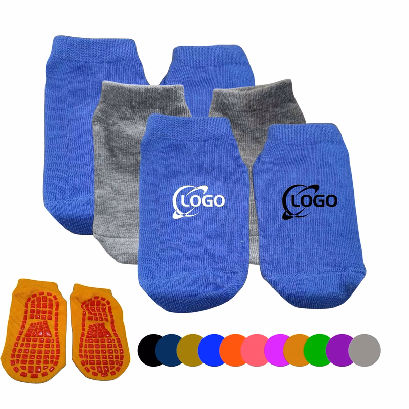 MOQ 20pairs Anti-Slip Kids Trampoline Floor Sock
