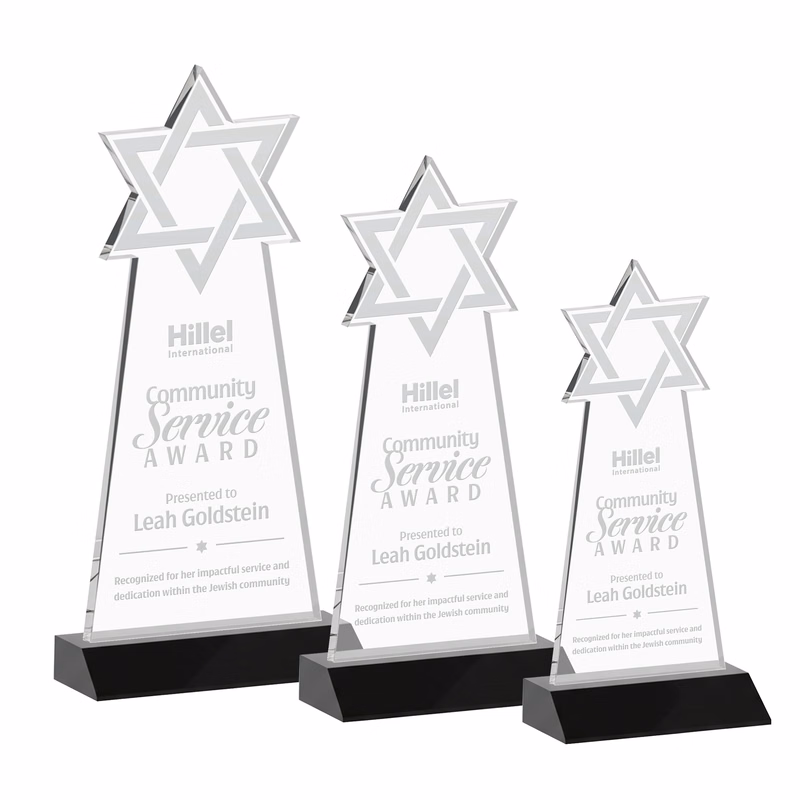 Star of David Award - Black