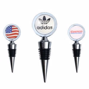 Wide Rim Round Medal Wine Stopper Cork