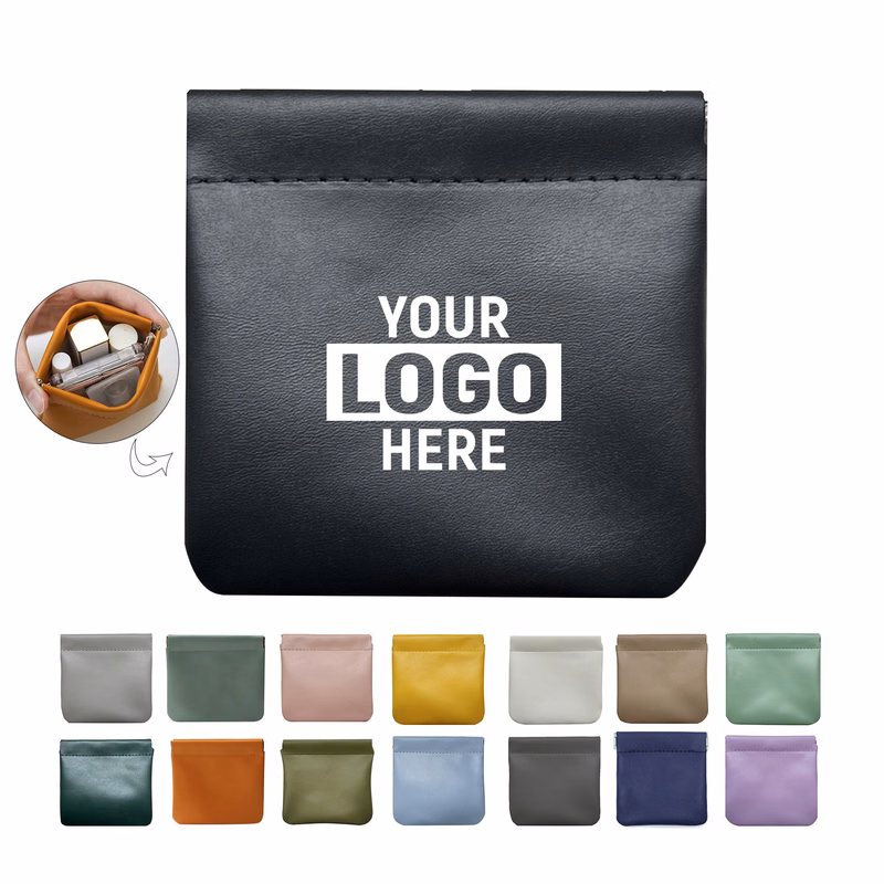 PU Data Cable and Cosmetic Storage Small Make up Pouch