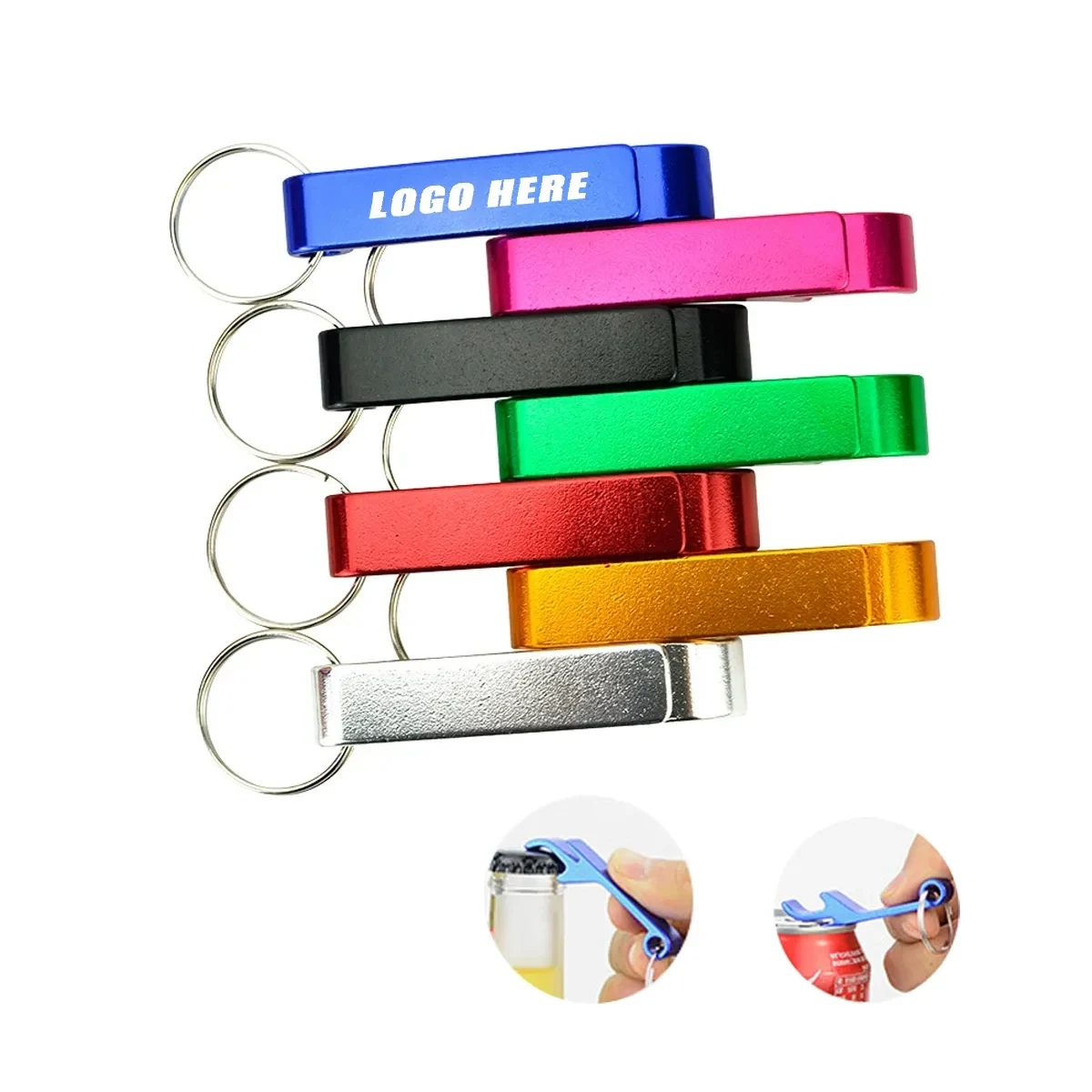 Colorful Bottle Opener Keychain 1